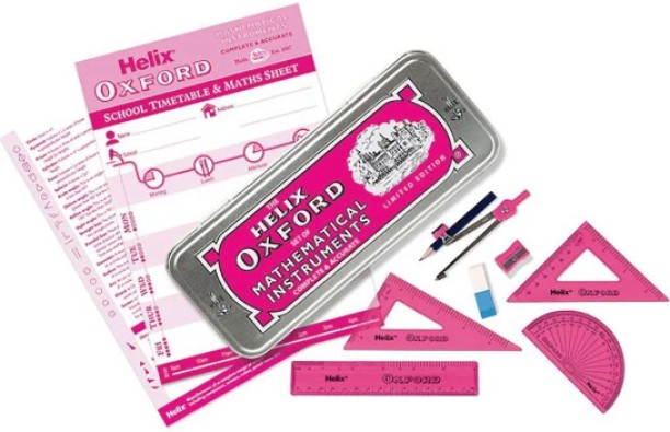Oxford Helix Mathematical Instruments Complete School Set