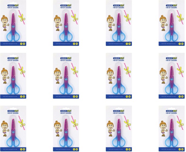 Marlin Kids Scissors Fun Cut 130mm 2 Cuts Scissors