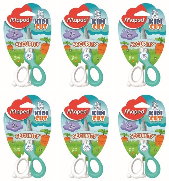 Maped Scissors 12cm KidiCut Fibreglass Scissors