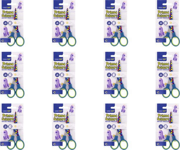Marlin Kids Scissors 130mm Printed Design Scissors