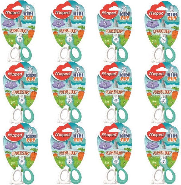 Maped Scissors 12cm KidiCut Fibreglass Scissors