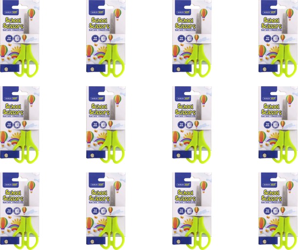 Marlin Kids Scissors Blunt Nose 130mm Try-Me Card Scissors