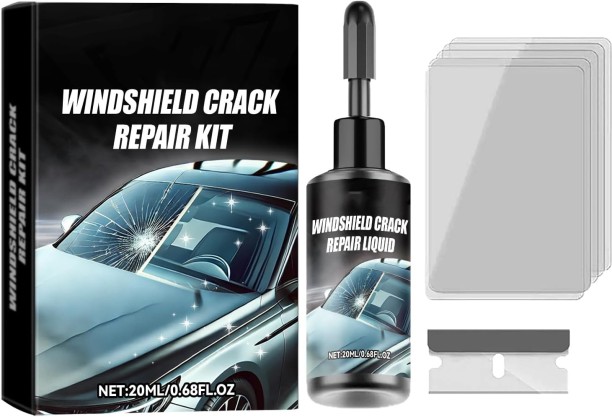 Loznron Windshield Crack Repair Kit Scratch Remover Liquid