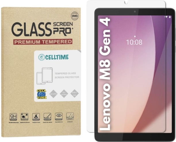 CellTime Edge-to-Edge Screen Protector for Lenovo M8 Gen 4 (8, MTK) (8")