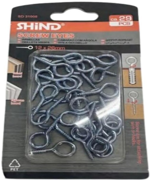 Shind Aluminium Flat Head Eye Screw