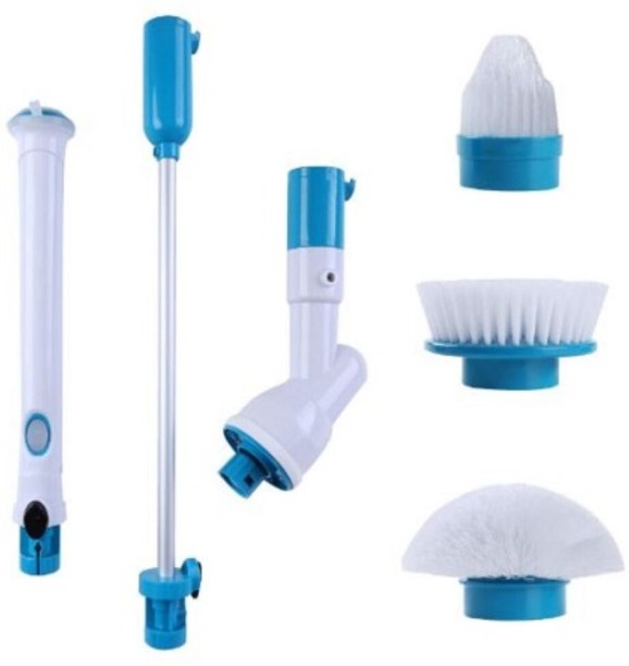 Generic Cordless Tub and Tile Scrubber With 4 Replaceable Cleaning Scrubber Brush Scrub Pad