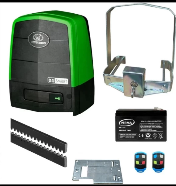 Centurion Centurion D5 Evo Smart Gate Motor Kit+Anti-Thrft Bracket Surface Mount Sliding Gates