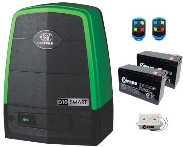 Centurion D10 Smart Motor incl Batteries Surface Mount Sliding Gates