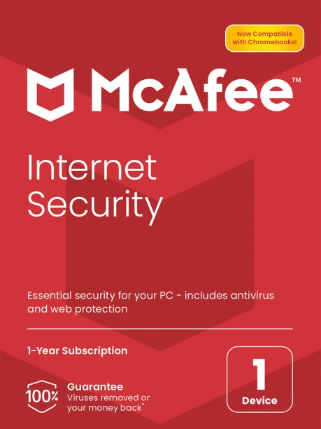 McAfee Internet Security 1-Device 1 Year