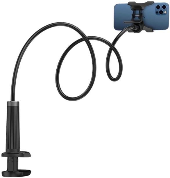 CTDW Cellphone Rotating Bracket Stand with Phone Clip Cable Selfie Stick