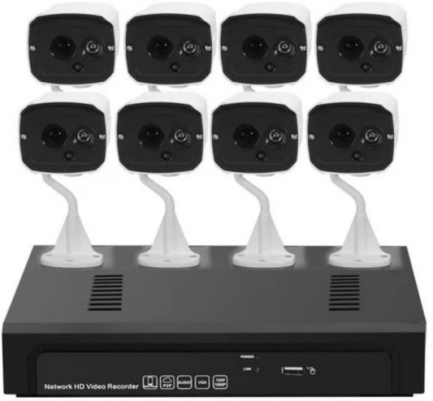 Just SimplifiedSA 8 Channel NVR Kit & POE Cameras Wired Sensor Security System