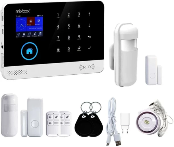 Mixbox larm Phone Call SMS WIFI Security System Wireless Kit Wireless Sensor Security System