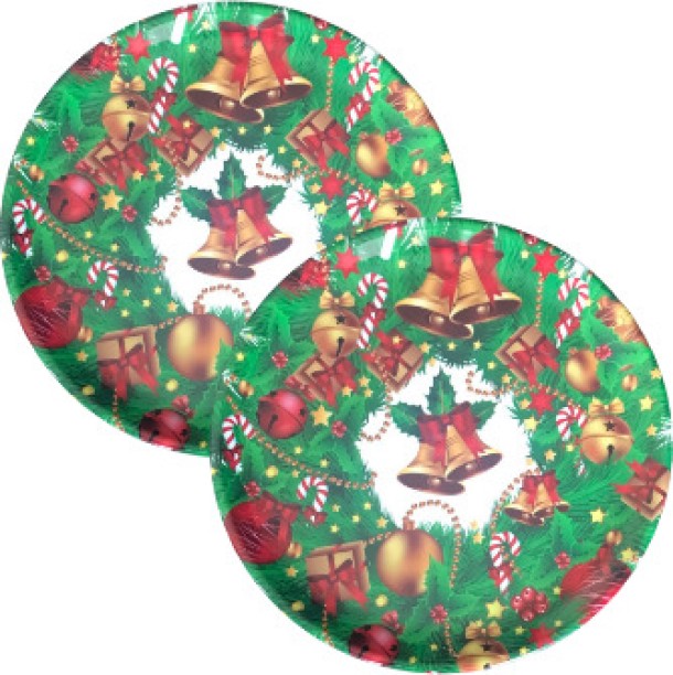 Buzz Fire Christmas themed Plate Serving Set