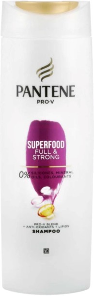 PANTENE Superfood Shampoo (3 x 360 ml) Shampoo