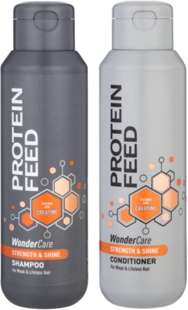Protein Feed Strength & Shine Shampoo & Conditioner Banded Pack 2X400ml Shampoo