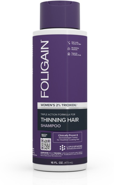 FOLIGAIN Triple Action Shampoo for Women with 2% Trioxidil Shampoo