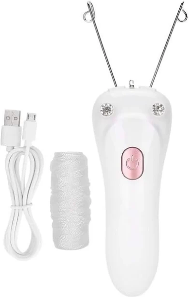 P4D Electric Hair Remover with Cotton Thread Epilator – Painless & Precise Hair Removal  Shaver For Women