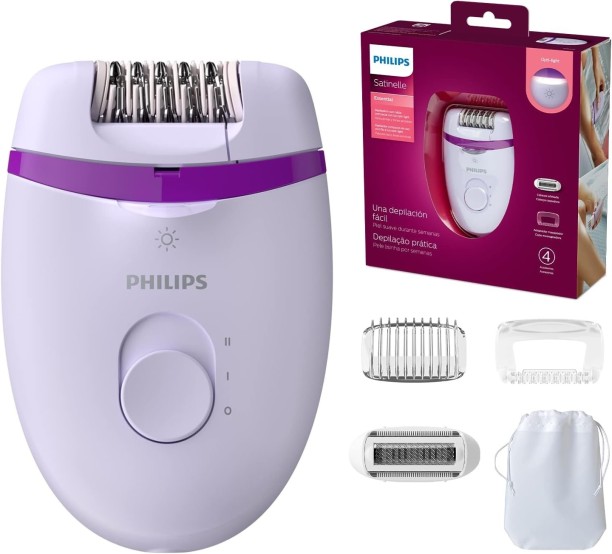 Philips Satinelle Essential Compact Corded Epilator  Shaver For Unisex