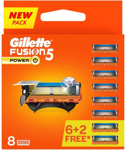 gillette Fusion Power Blades 8 pack Shaving Cartridge