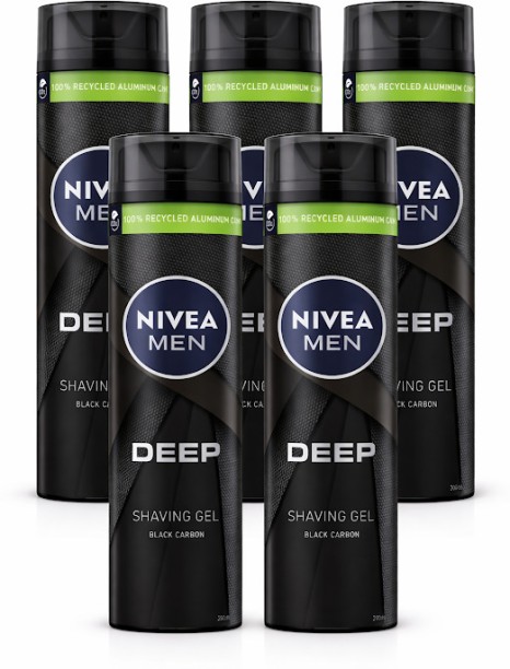 Nivea Deep Clean Shaving Gel Bottle for  Men