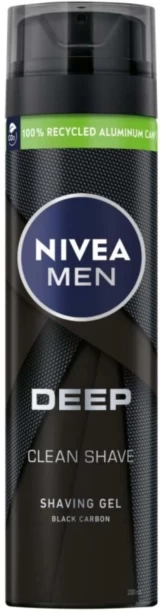 Nivea Deep Clean Shaving Gel Bottle for  Men