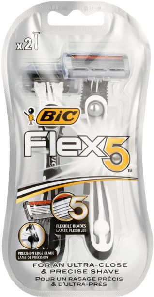 Bic Flex 5 Blade Male Disposable Razor Men