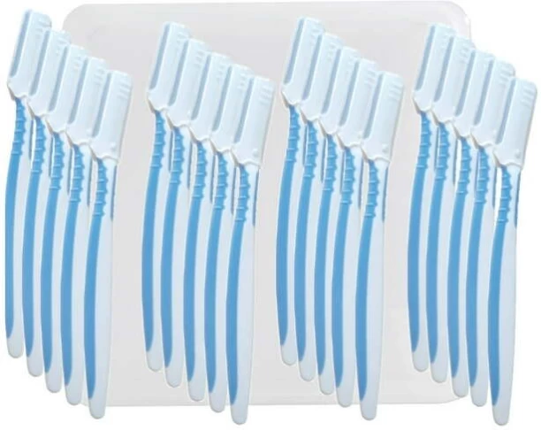 Heartdeco 20Pc Eyebrow Trimming Razor Pack Men & Women
