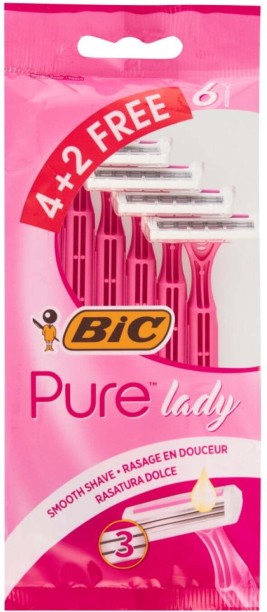 Bic Disposable Shaver Pure 3 Lady Women