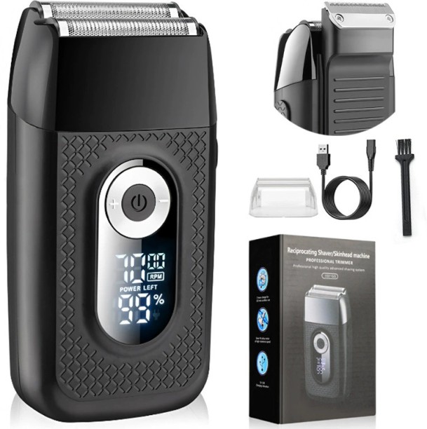 marevic Reciprocating shaver, electric shaver with LCD digital display Men