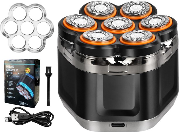 marevic Digital Display Magnetic 7-Blade Electric Razor, Men's Full-Body Washable Electric Shaver for Bald Head Use Men & Women