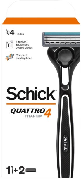 Schick Quattro 4 Kit 2 Dm Men