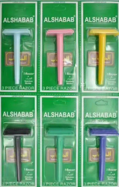 ALSHABAB Colourful 6pcs Shaving Razor Men & Women