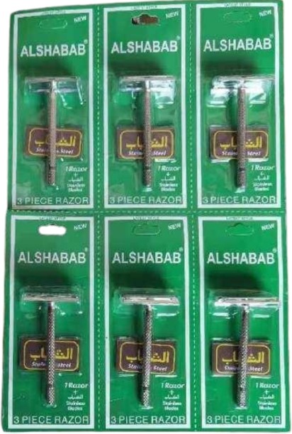 Alshabab 467098 Shaver Razor 6pcs Men & Women
