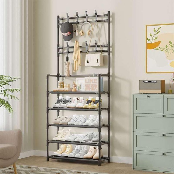 MOREHOME Metal Shoe Rack