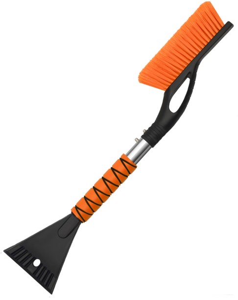 Finevr 27" Aluminum Ice Scrapers for Car Windshield | Car Window Scraper and Snow Brush with Ergonomic Foam Grip Winter Accessories Shovel