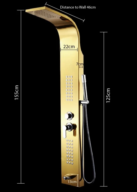 Shower Column Shower Column Grab Bar