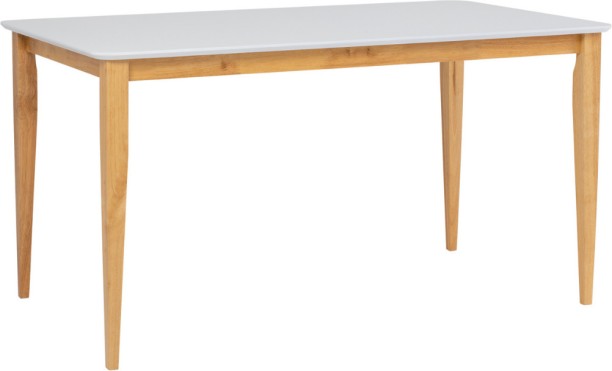 Decorum & Co Charmant Dining Table – 1.4 m Solid Wood End Table