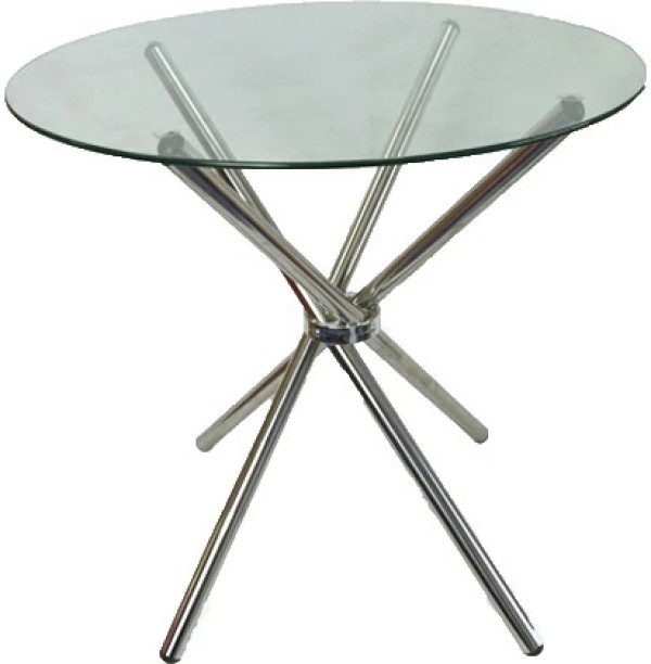 SMTE 80cm Round Glass Table Hot Beverage Glass