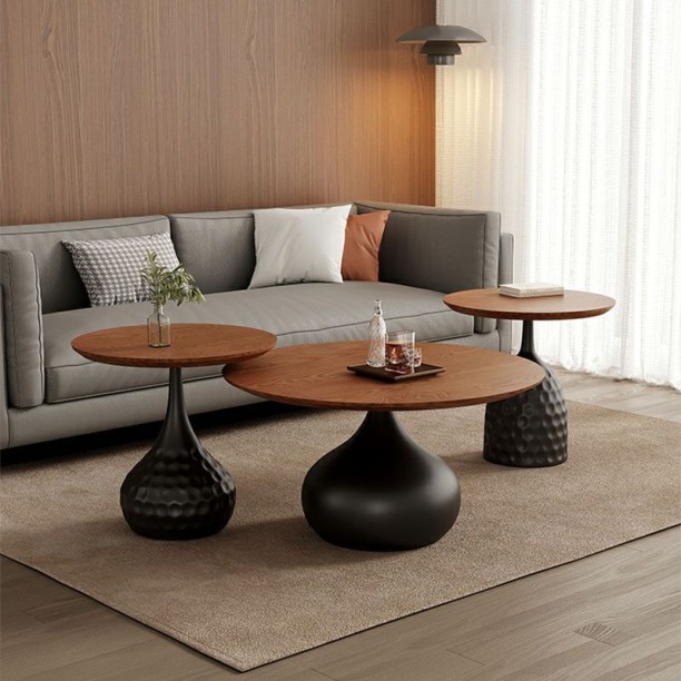Designer Concepts Walden Orb Coffee Table Set Engineered Wood Side Table