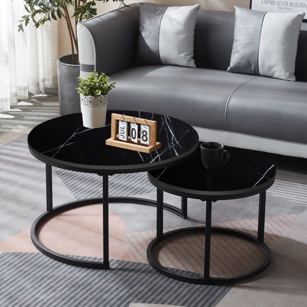 buthelezi coffee table Natural Fiber Side Table