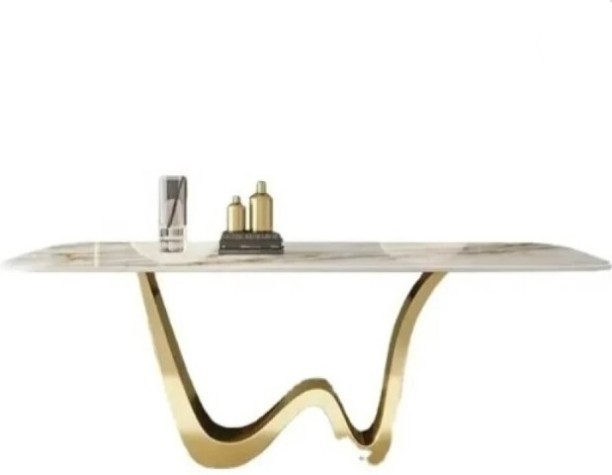 Premium Marble Top Dining Table Steel End Table