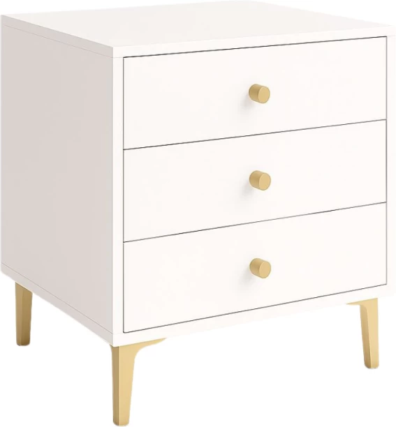 Decorum & Co DCLIO03NW6 Engineered Wood Bedside Table