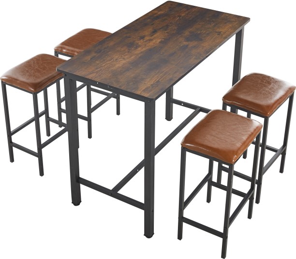 Artisan Furniture Warehouse BT-02 Bar Table Stool Set Engineered Wood Side Table