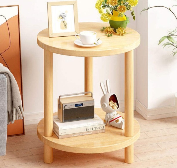 Generic Modern Coffee Table Solid Wood Side Table