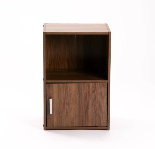 VIVIDITTO DF3510b Solid Wood Bedside Table