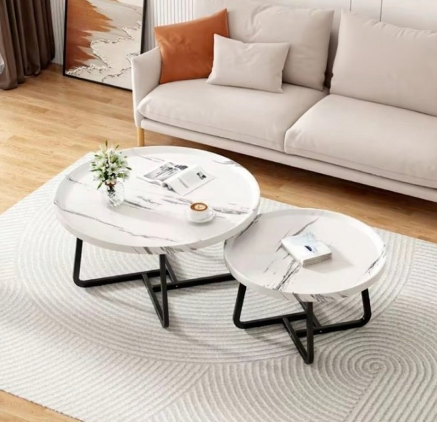 GENERIC Modern Coffee Table Solid Wood Console Table