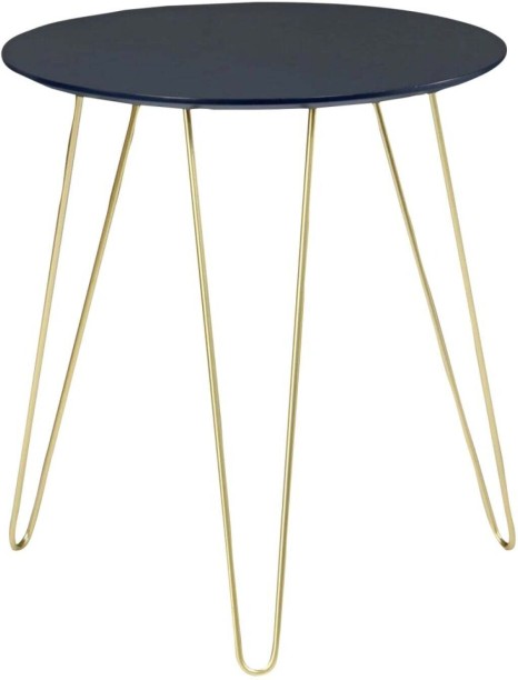 Everfurn Juniper Coffee Steel Side Table