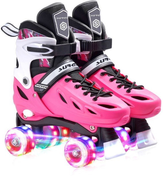 Surge Girls Quad Roller Skates - Size 4.7 UK