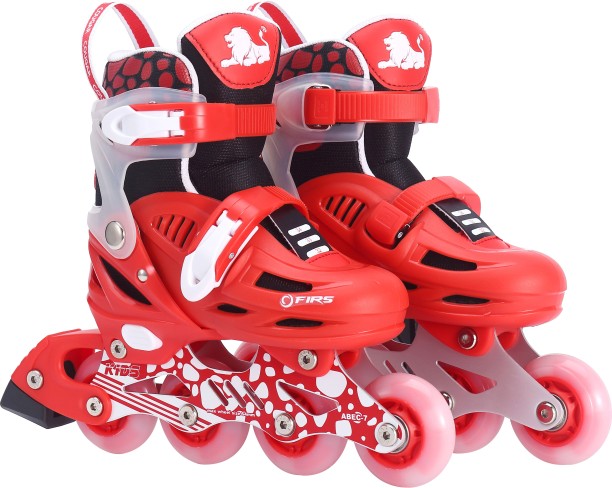 Cougar Red Inline Skates - Small In-line Skates - Size 9 UK