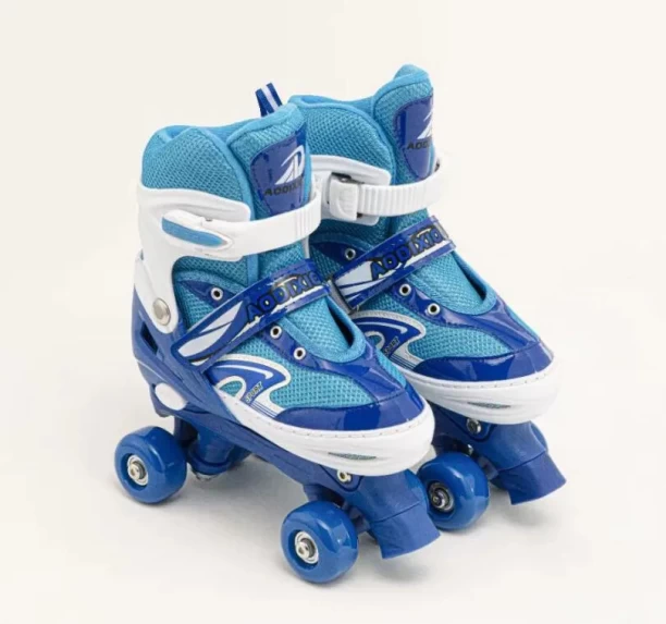 Just Simplified Aodixion 4-Wheel Medium Lapis Blue Quad Roller Skates - Size 35 Euro